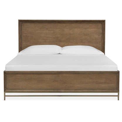 Lindon Belgian Wheat And Coffee Bean King Panel Bed