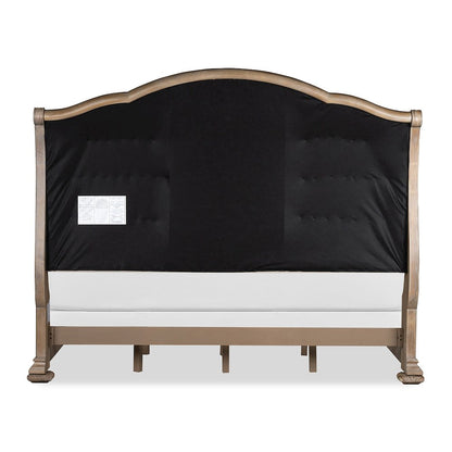 Marisol Fawn Queen Upholstered Sleigh Bed