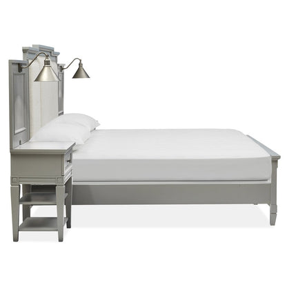 Glenbrook Pebble California King Upholstered Wall Bed