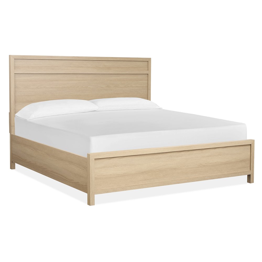 Merrifield Sandstone Beige King Panel Bed