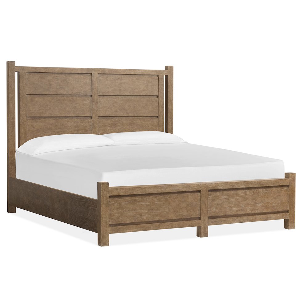 Plum Creek Sierra Brown King Panel Bed