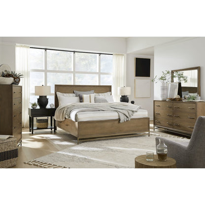 Lindon Belgian Wheat And Coffee Bean Double Drawer Dresser