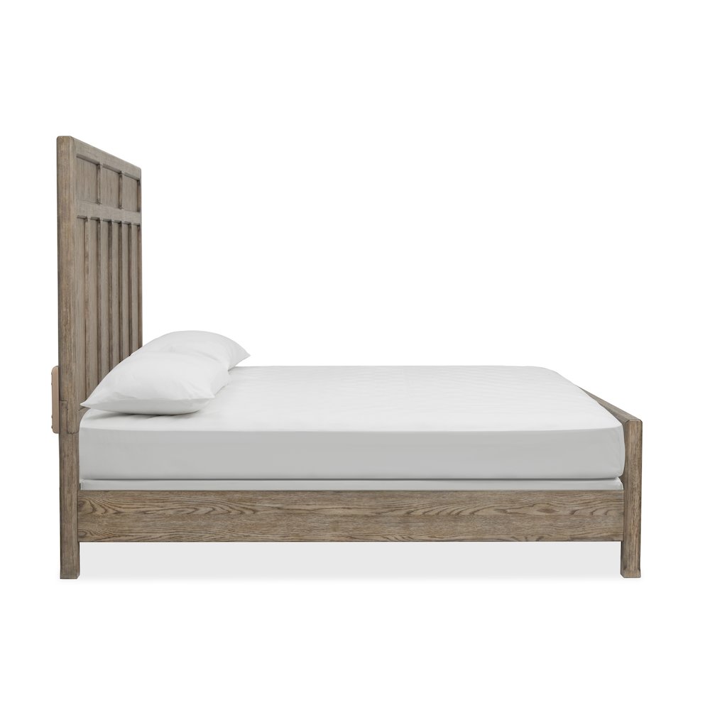 Claremont Smokey Taupe California King Panel Bed