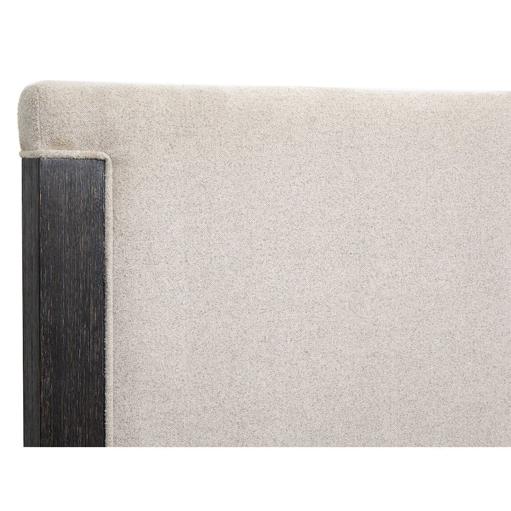 Plum Creek Ravenwood Black California King Upholstered Panel Bed