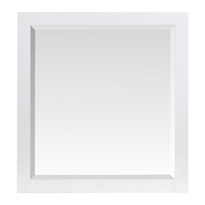 Windmill Harbour White Whisp And Sand Portrait Mirror