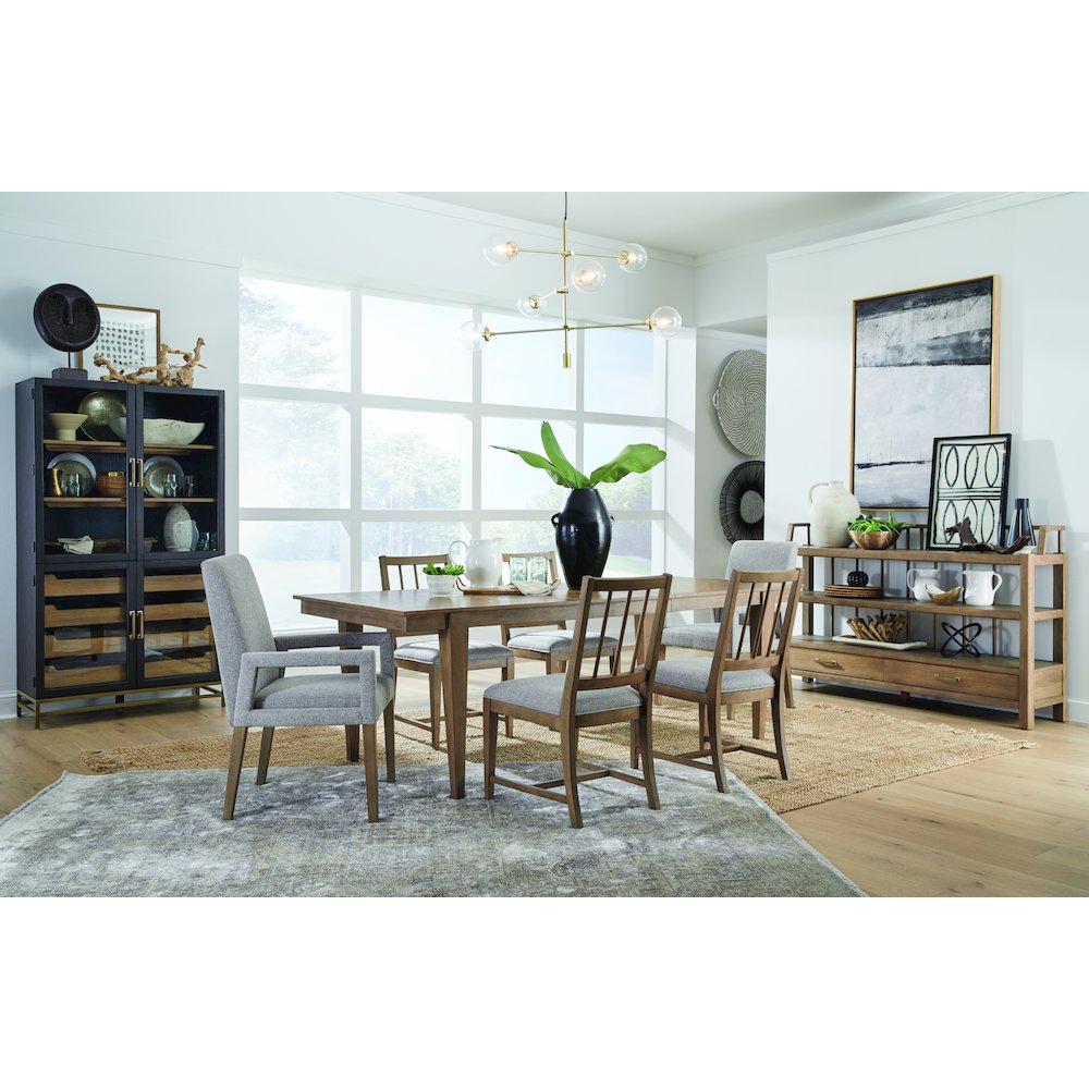 Lindon Belgian Wheat Upholstered Side Chair Two Pack