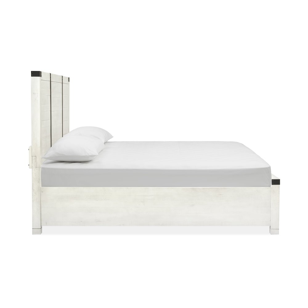 Chesters Mill Alabaster California King Panel Bed