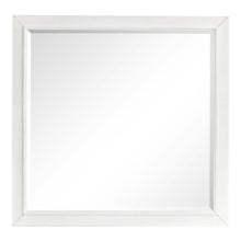 Charleston White Dove White Landscape Mirror