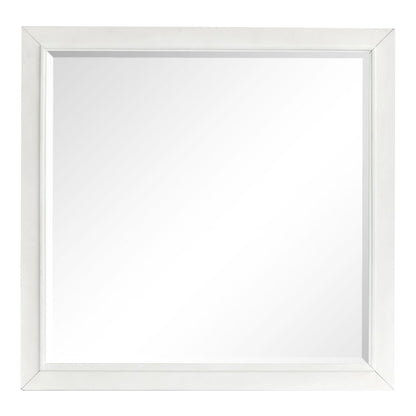 Charleston White Dove White Landscape Mirror