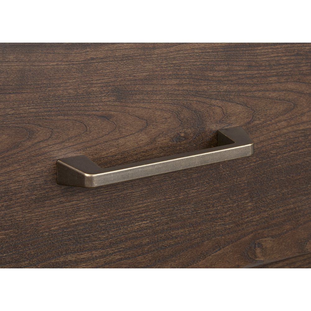 Llewellyn Columbian Walnut King Panel Storage Bed
