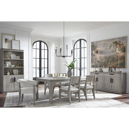 Braelyn Dorian Grey Upholstered Host Chair Two Pack