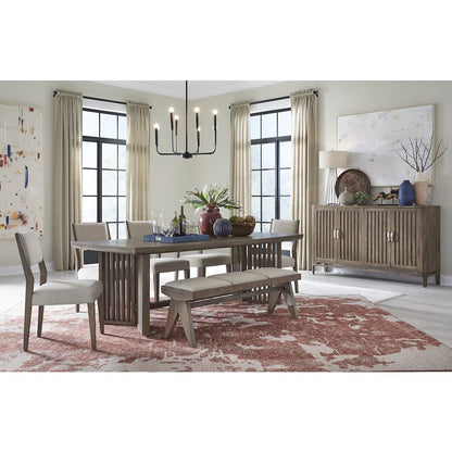 Kavanaugh Weathered Kona Brown Upholstered Side Chair Two Pack