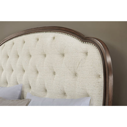 Pulaski Saddle Creek Timber Brown California King Upholstered Bed