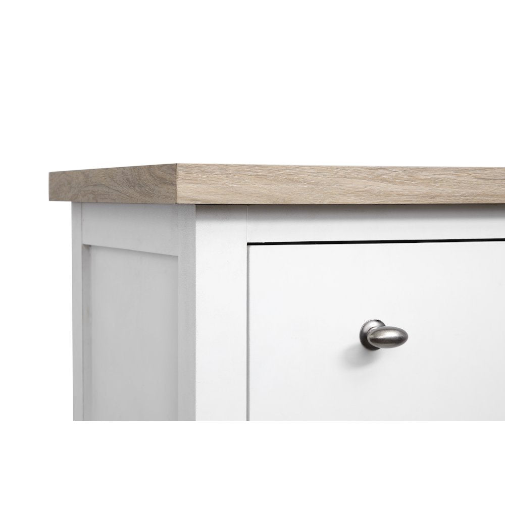 Windmill Harbour White Whisp And Sand Double Drawer Dresser