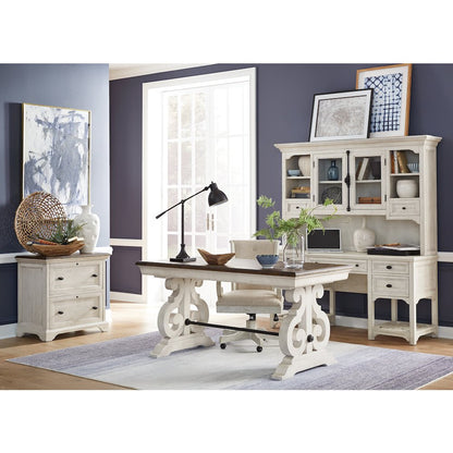 Bronwyn Alabaster Desk With Hutch