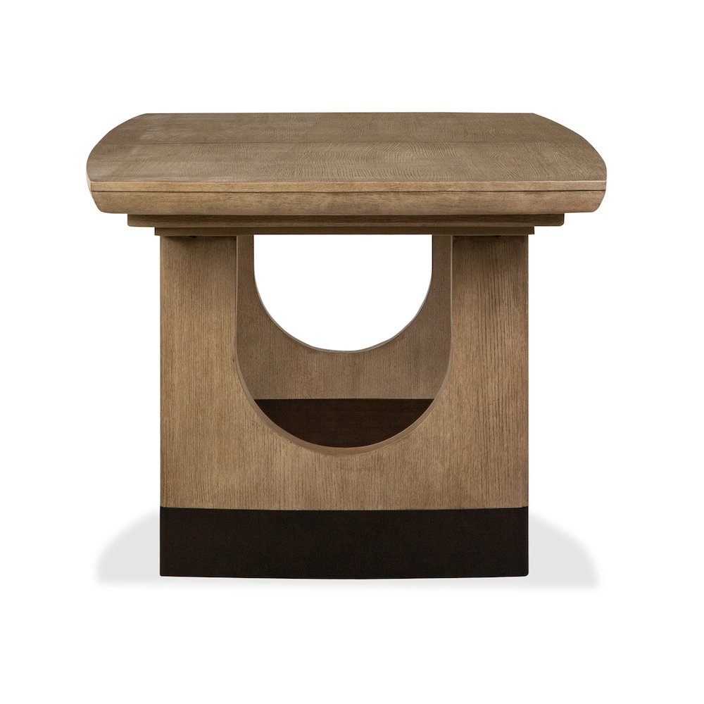 Tristan Swiss Coffee Extendable Trestle Dining Table
