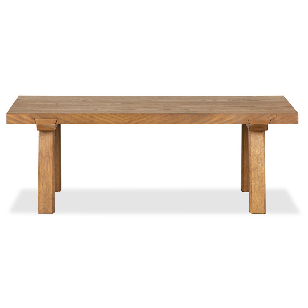 Lindon Belgian Wheat Rectangular Cocktail Table