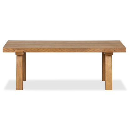 Lindon Belgian Wheat Rectangular Cocktail Table