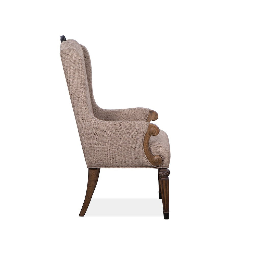 Durango Willadeene Brown Upholstered Host Chair Two Pack