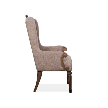 Durango Willadeene Brown Upholstered Host Chair Two Pack