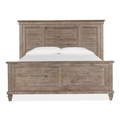 Lancaster Dovetail Grey King Shutter Panel Bed