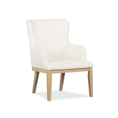 Somerset Butternut Upholstered Arm Chair Two Pack