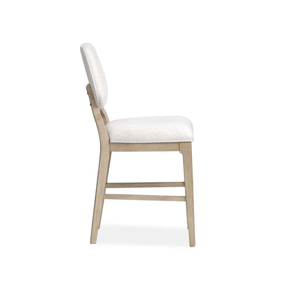 Sunset Cove Sanibel Brown Upholstered Counter Chair Two Pack