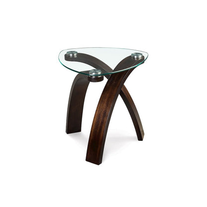 Allure Hazelnut Oval End Table