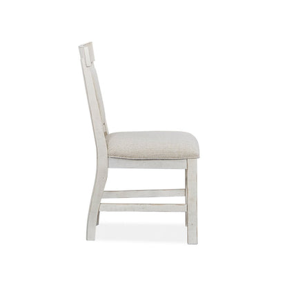 Bronwyn Alabaster And Toasted Nutmeg Upholstered Side Chair Two Pack