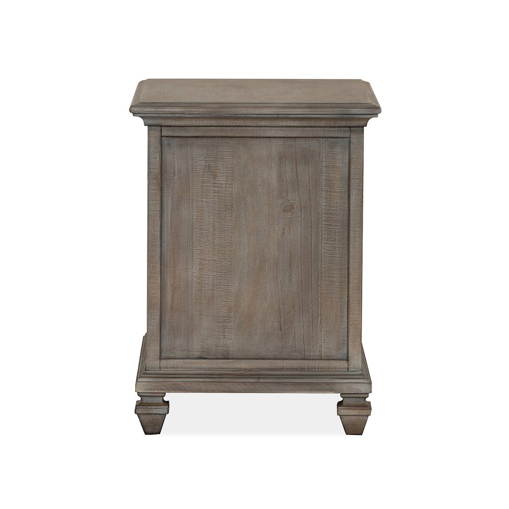 Lancaster Dovetail Grey Chairside End Table