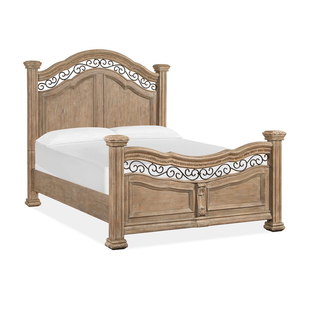 Marisol Fawn Queen Panel Bed