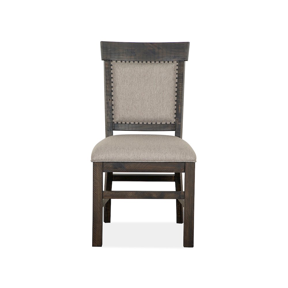 Bellamy Peppercorn Upholstered Side Chair Two Pack