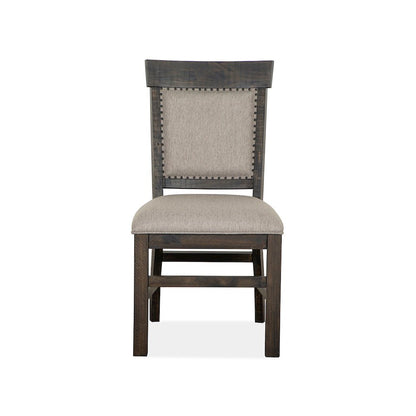 Bellamy Peppercorn Upholstered Side Chair Two Pack