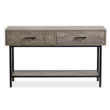 Fenwick Whitetail Brown And Smoke Glass Rectangular Sofa Table