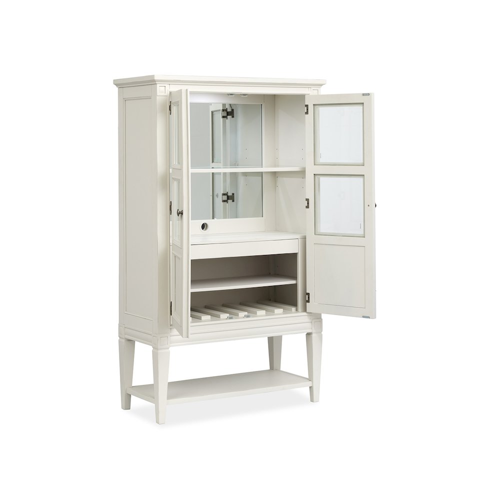 Willowbrook Egg Shell White Display Cabinet