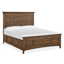 Bay Creek Toasted Nutmeg Queen Panel Storage Bed