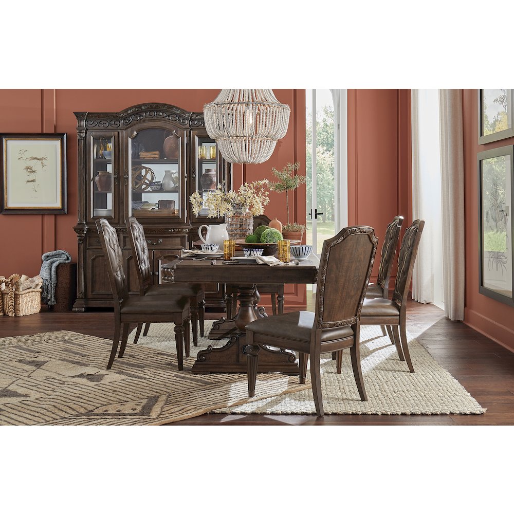 Durango Willadeene Brown Upholstered Side Chair Two Pack