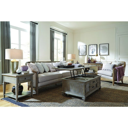 Lancaster Dovetail Grey Rectangular Sofa Table