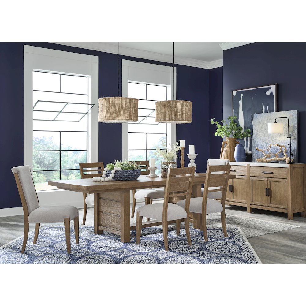 Plum Creek Sierra Brown Upholstered Side Chair Two Pack