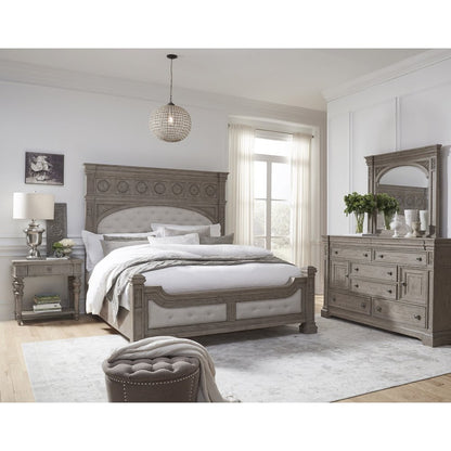 Pulaski Kingsbury French Gray Queen Panel Bed