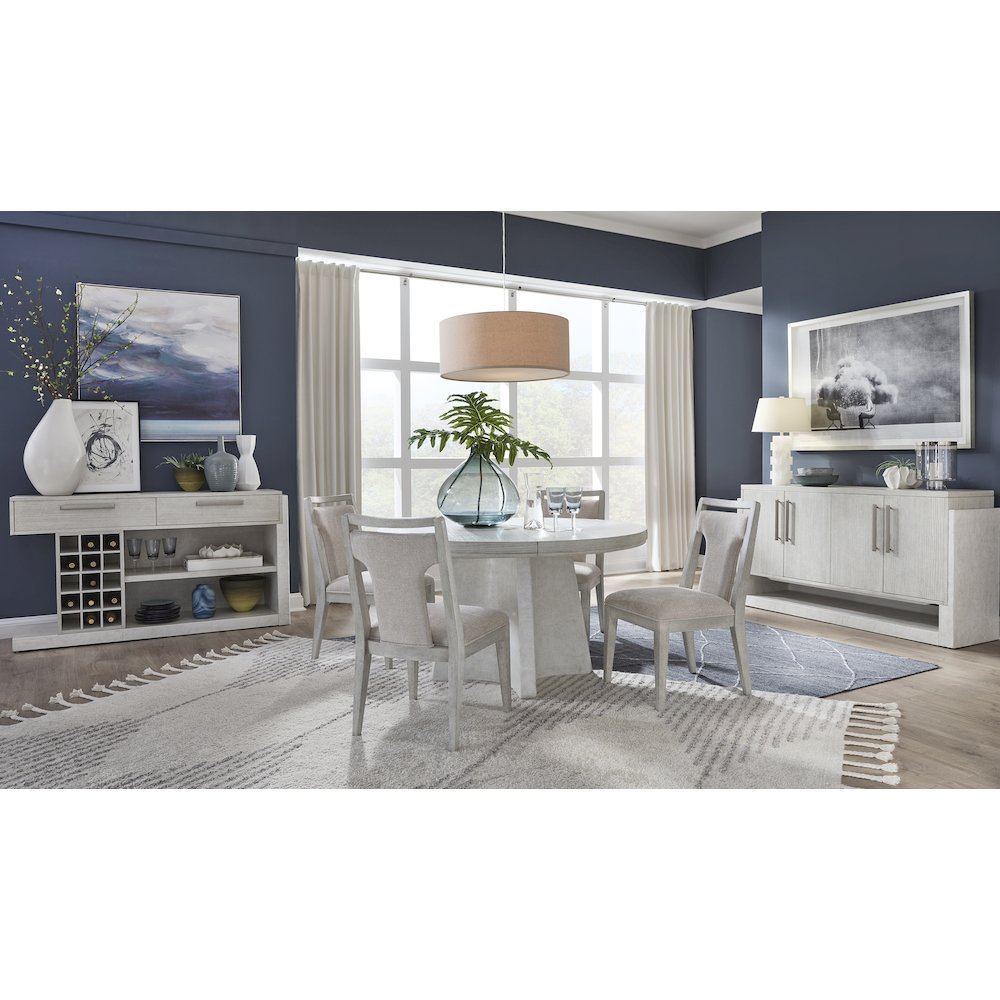 Lorelei Misty Cloud Upholstered Side Chair Two Pack