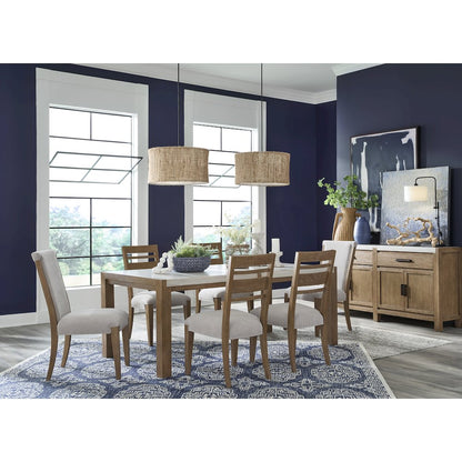 Plum Creek Sierra Brown Upholstered Side Chair Two Pack