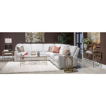 Lorena Burnished Brass Rectangular Sofa Table