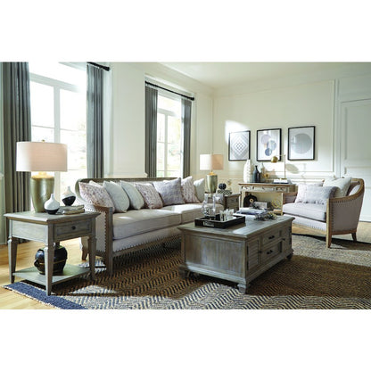 Lancaster Dovetail Grey Rectangular Sofa Table