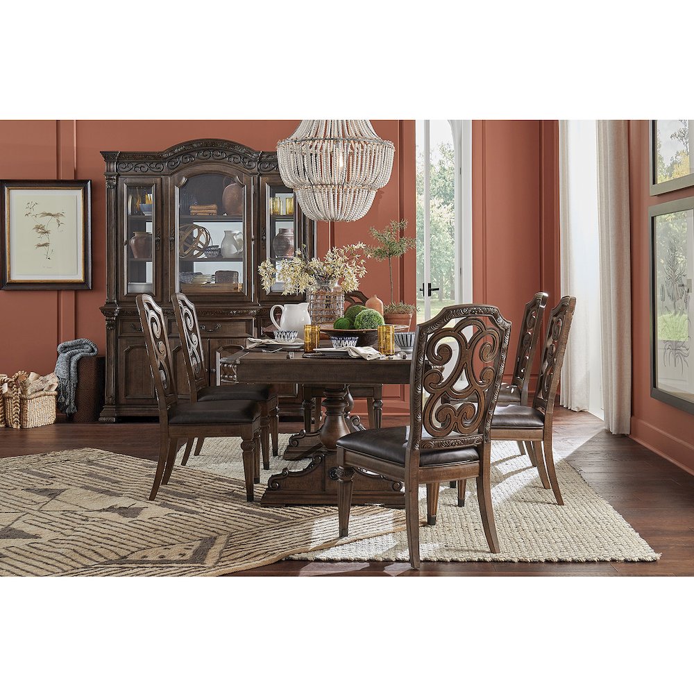 Durango Willadeene Brown Upholstered Side Chair Two Pack