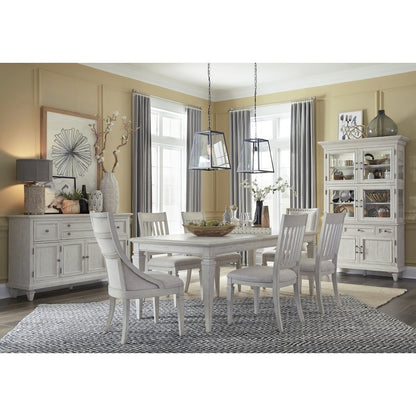 Newport Alabaster Upholstered Side Chair Two Pack