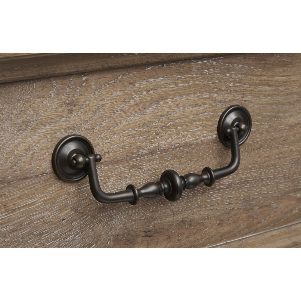 Adler Court Florentine Walnut Queen Panel Storage Bed