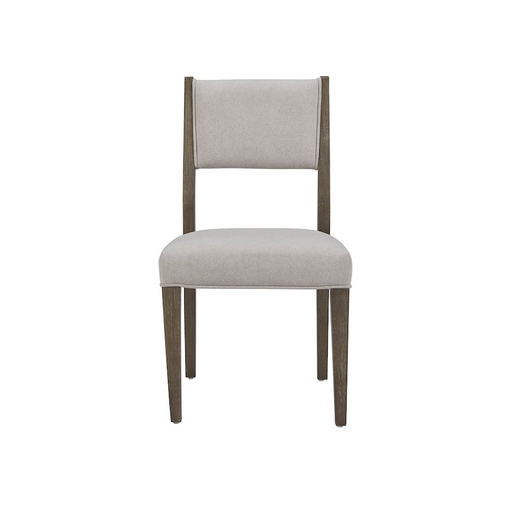 Kavanaugh Weathered Kona Brown Upholstered Side Chair Two Pack