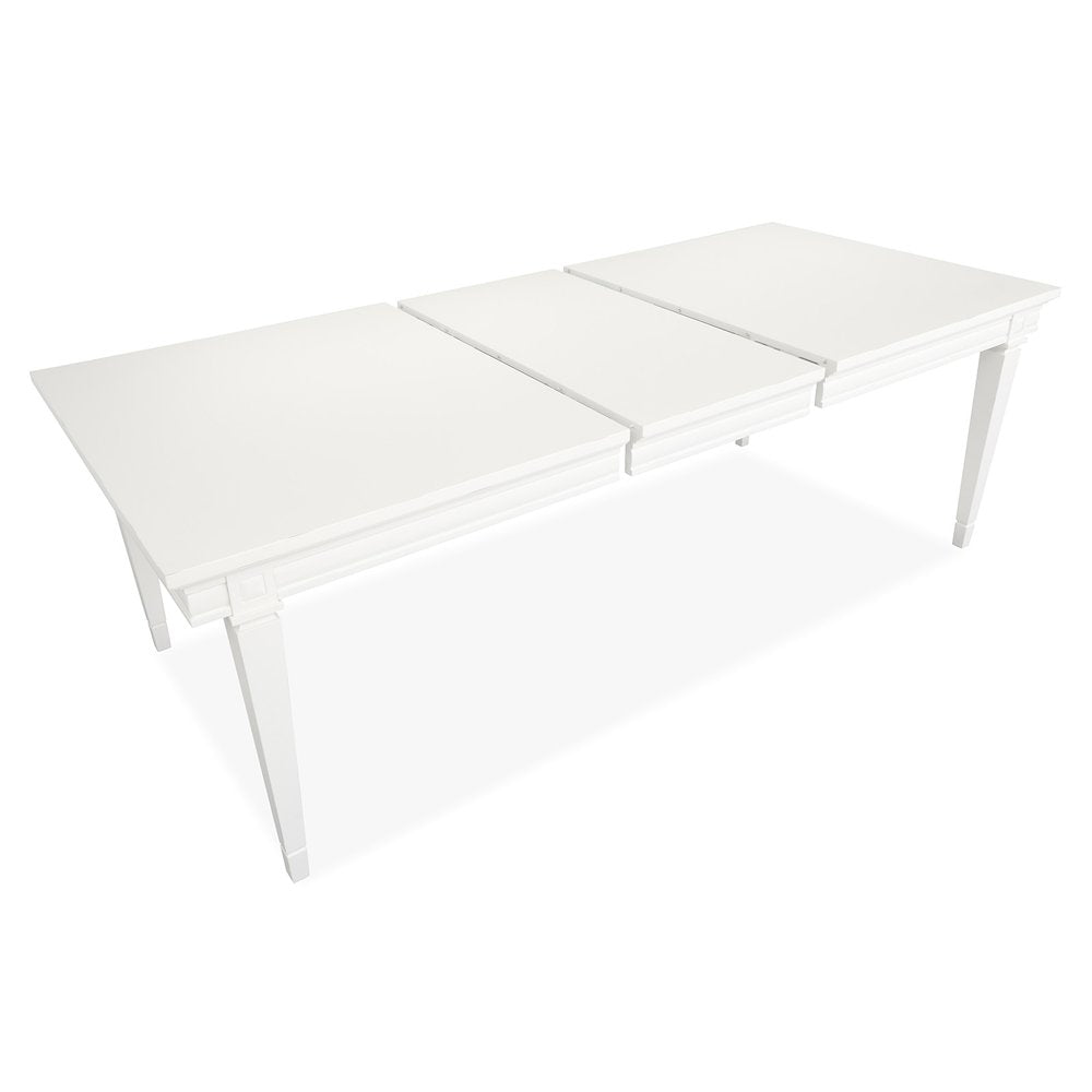 Willowbrook Egg Shell White Extendable Rectangular Dining Table