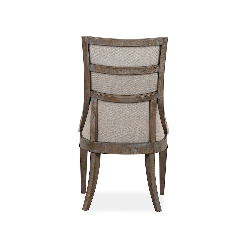 Lancaster Dovetail Grey Upholstered Arm Chair Two Pack